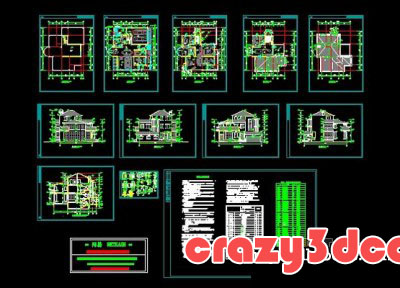 Villa Autocad Blocks 29